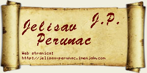 Jelisav Perunac vizit kartica